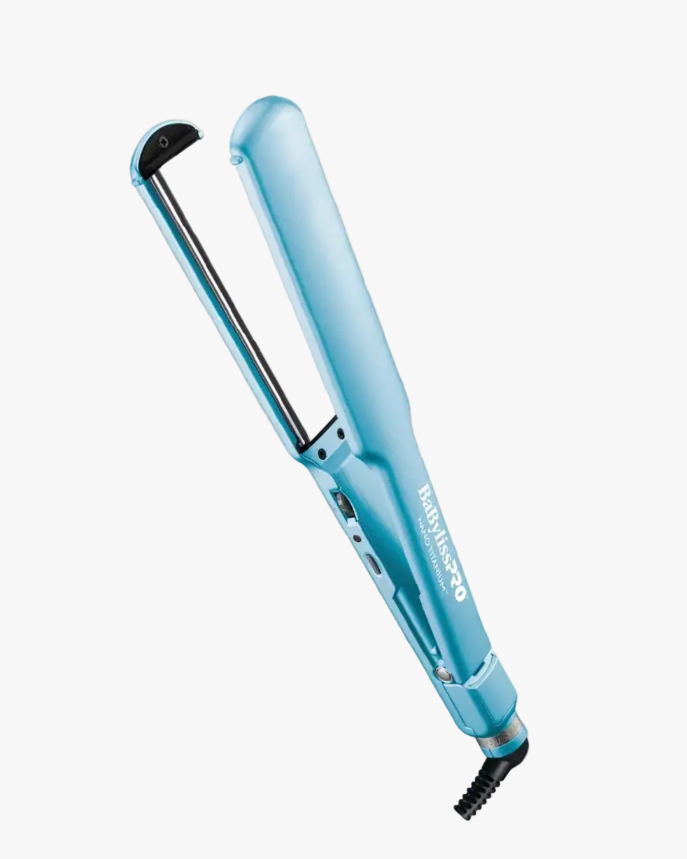 BaBylissPRO Nano Titanium 1.5" Ultra-Thin Flat Iron Full View