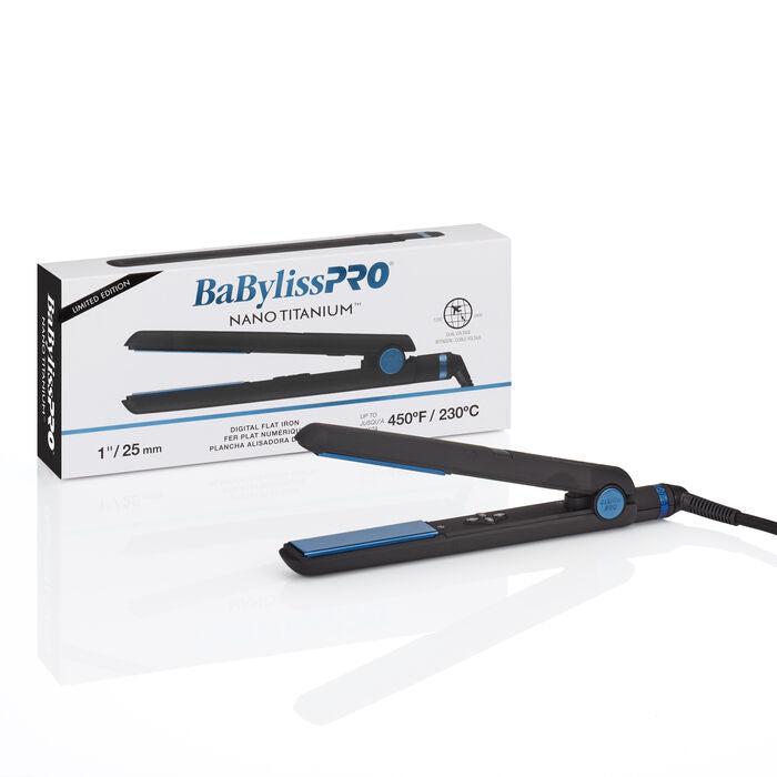 BABYLISSPRO NANO TITANIUM LTD ED 1" DIGITAL FLAT IRON