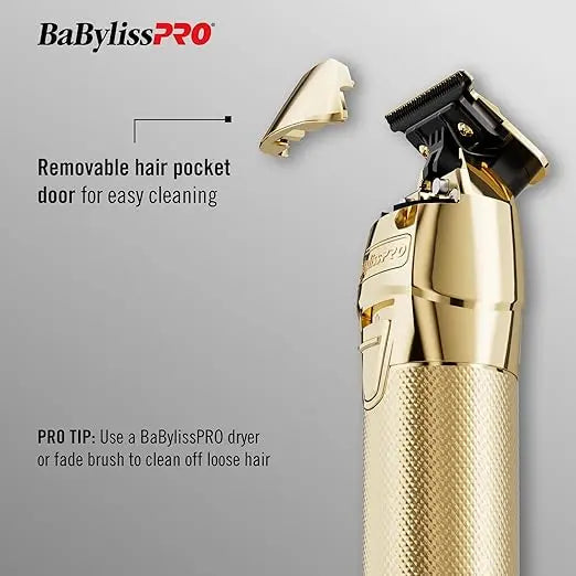 BaBylissPRO FXONE GOLD/ MATTE BLACK CORDLESS TRIMMER Global Morado Inc.