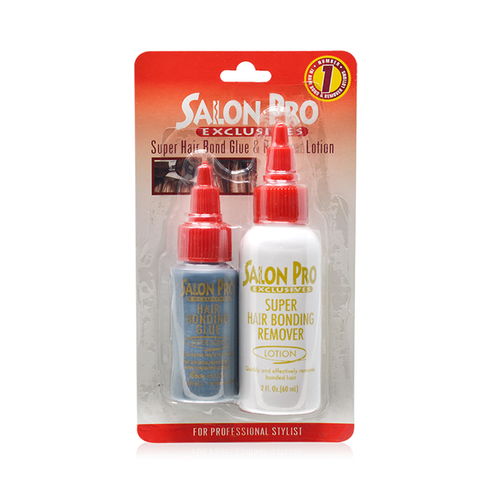 SALON PRO GLUE & REMOVER LOTION COMBO (BLISTER PACK)