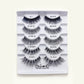 DIAMOND HUMAN HAIR EYELASHES 5 PAIRS PACK