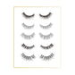 DIAMOND HUMAN HAIR EYELASHES 5 PAIRS PACK